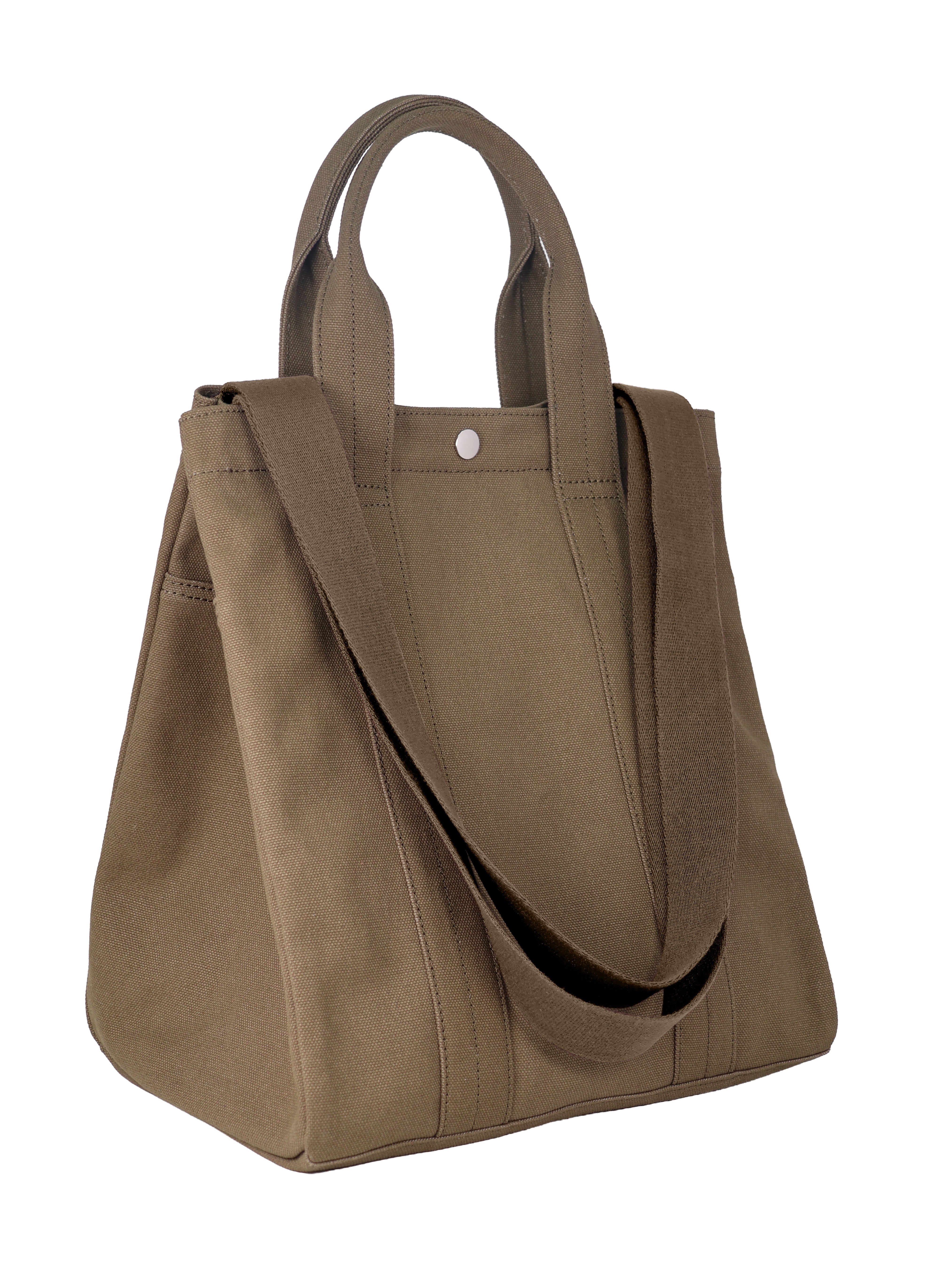 Free Assembly Unisex Cotton Canvas Tote Bag, Green