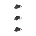 thumbnail image 3 of Tholdsy Adaptador UP de ángulo de 90 grados DP de 270 grados conector en ángulo izquierdo y derecho convertidor de extensión Cable enchufe Type7 NO7, 3 of 6