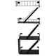thumbnail image 5 of Estante organizador de pared con diseño de escalera de incendios, arte en hierro, artículos diversos, escalera de incendios moderna, decorativa 4 niveles, 5 of 9