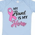 thumbnail image 4 of Inktastic My Aunt is My Hero Breast Cancer Awareness Boys or Girls Baby Bodysuit, 4 of 5