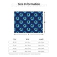 thumbnail image 2 of Throw Blanket for Couch - halloween witch blue Soft Comfy Lightweight Cozy Warm Throw Blanket, Fuzzy Plush Flannel Blanket & Throws for Sofa and Bed All Season, 2 of 8