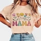 thumbnail image 2 of Tops de Manga Corta de Verano para las Mujeres Imprimir Blusa de Cuello Redondo, Moda Ligera de Poliéster Spandex, 2 of 4