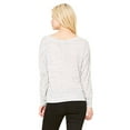 thumbnail image 2 of Bella + Canvas Ladies' Flowy Long-Sleeve Off Shoulder T-Shirt, 2 of 3