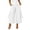 White07, variant on Karymi Athletic Shorts for Women Elastic High Waist Cargo Capri Pants, Wide Leg Cropped Trousers with Ribbon Detail and Pockets, Casual Solid Culotte Pants Athletic Shorts for Women
