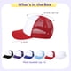 thumbnail image 5 of 6 gorras de camionero con impresión en blanco, gorras de béisbol de malla de poliéster, gorras de béisbol de malla unisex ajustables con cierre a presión, gorras de malla de camionero de verano para h, 5 of 6