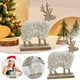 thumbnail image 4 of Hogar y jardín, Adornos decorativos, Adornos para árbol de Navidad, Pequeño colgante navideño, Red roja, Estilo Ins, Escena, Decoración, Accesorios, Oveja de fieltro, 4 of 9