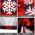 thumbnail image 3 of Christmas Chair Covers Set of 6, Red and Black Buffalo Plaid Chair Slipcovers Stretch Removable Washable Xmas Seat Protector for Christmas Holiday Kitchen Dining Room Bedroom Decors, 3 of 6