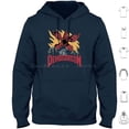 thumbnail image 3 of Sudadera con capucha Demogorgon Manga larga Demogorgon Eleven Netflix Dustin Stranger Mike Things Lucas Upside Down 80S Tv Horror, 3 of 5