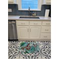 thumbnail image 3 of Carolines Treasures 8964RUG Watery Shrimp, Crabs & Oysters Machine Washable Memory Foam Mat, 3 of 4