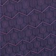 thumbnail image 1 of Ahgly Company Machine Washable Indoor Square Transitional Deep Periwinkle Purple Area Rugs, 4' Square, 1 of 7