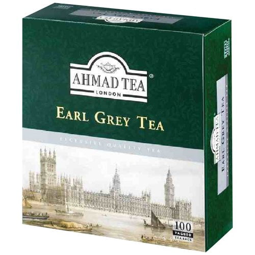 Ahmad Tea Earl Grey Tea Bags, 100 count