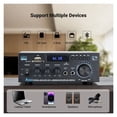 thumbnail image 4 of AK45 Bluetooth Amplifier 300Wx2 2 Channel Stereo Receiver With USB/SD/RCA/MIC/FM Home AMP For Passive Speakers, 4 of 6