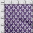 thumbnail image 2 of oneOone Viscose Jersey Medium Purple Fabric Block Sewing Material Print Fabric By The Yard 60 Inch Wide, 2 of 7