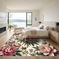 thumbnail image 3 of ODIKA 4'x6' Machine Washable Non-Slip Area Rug, Vintage Blush Pink High Traffic Rug, Pink, 952050, 3 of 7