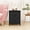 Black, variant on Nightstand, Bedside Table with 2 Storage Drawers, Wooden Top Fabric Cabinet Kids Mini Dresser for Bedroom, Closet, Entryway, College Dorm, Black