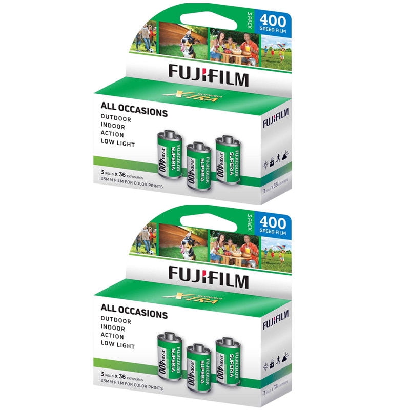 Fujifilm Superia 400 Multi 36 Exposure 3PK Color Negative Speed Film BHFO 1870 