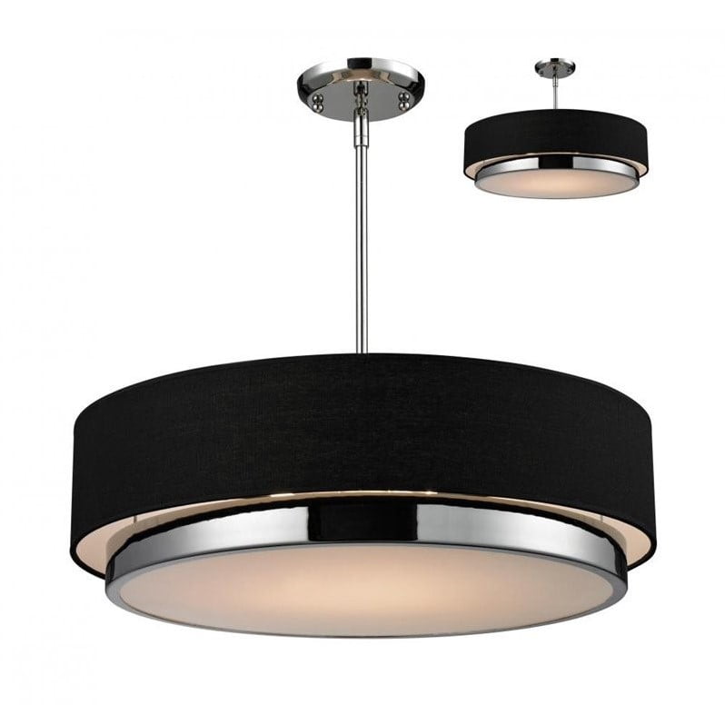 Z Lite Jade 3 Light Chandelier In Chrome