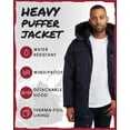 thumbnail image 2 of CANADA WEATHER GEAR Men's Parka Jacket - Heavyweight Ripstop Therma Foil Puffer Coat (M-5X), 2 of 7