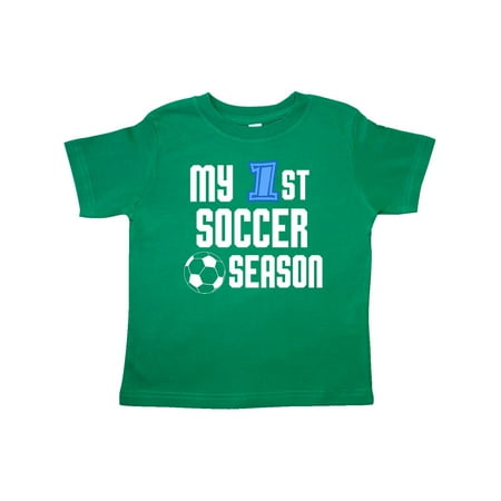 

Inktastic my 1st soccer season Gift Toddler Boy Girl T-Shirt