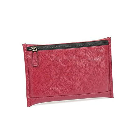 Claire Chase Leather Mini I-Pouch in Red (Best Packing Cubes Reviews)