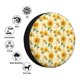 thumbnail image 4 of Fotbe Yellow White Plaid Sunflower Funda de Llanta de Repuesto con Estampado, Engrosada, Ajuste Universal para Jeep, Remolque, RV, SUV, Camión-14 inch, 4 of 6