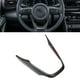 thumbnail image 4 of Steering Wheel Decor Cover Trim, Durable Carbon Fiber Style Smooth Surface Heat Resistance Steering Wheel V Shape Trim Panel For Car ANGGREK Otros, 4 of 8