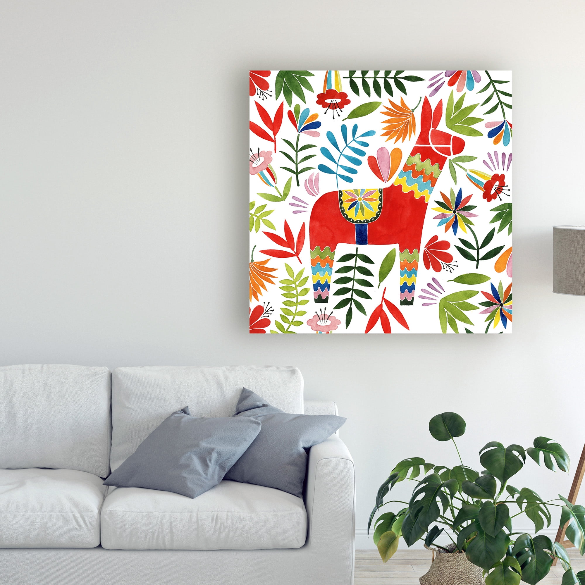 Trademark Fine Art 'Festive Otomi II' Canvas Art by Grace Popp