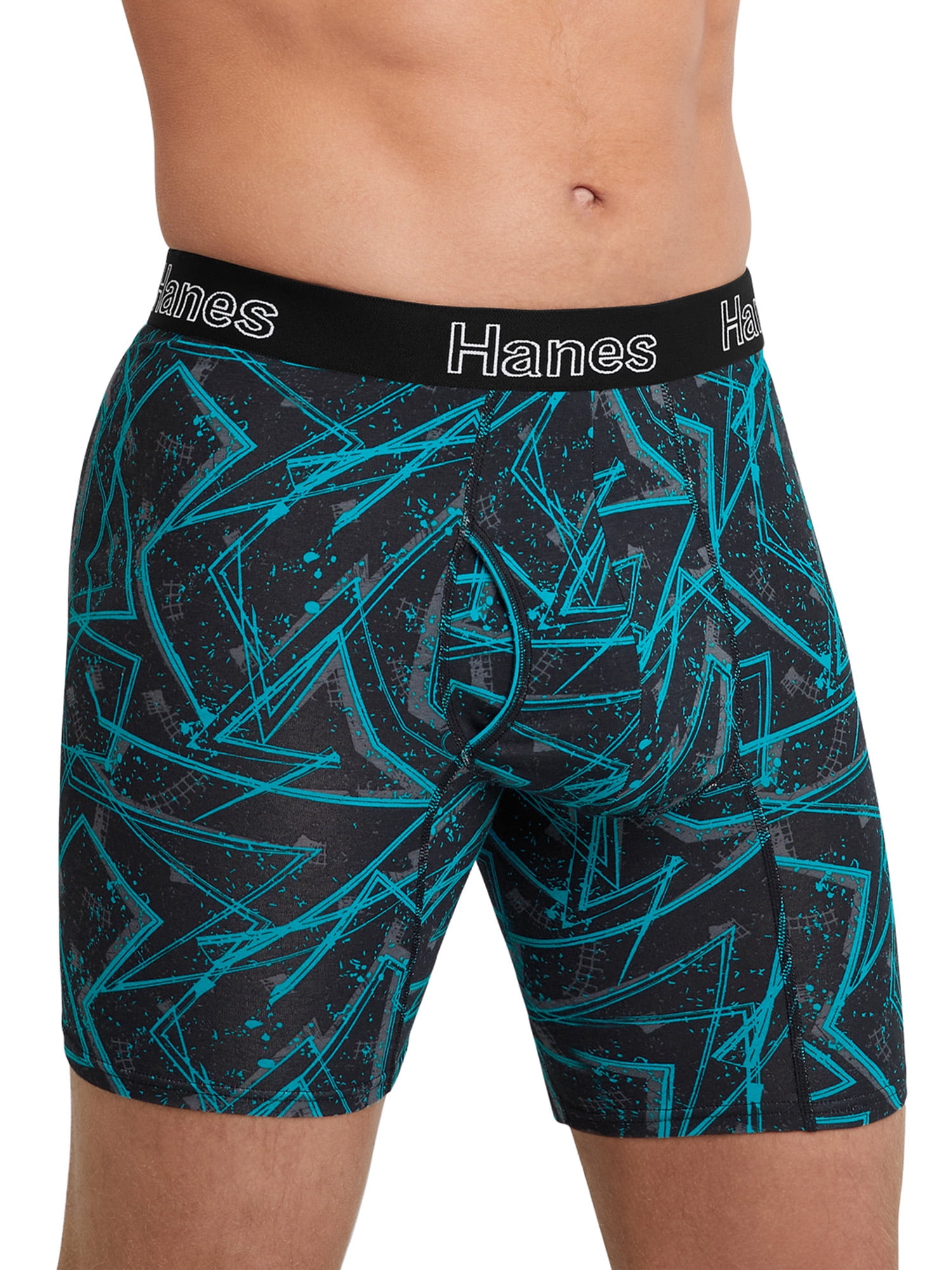 Hanes Men's Comfort Flex Fit Boxer Briefs 3-Pack - Odor Control, Moisture Wicking, Tagless - View #2