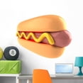 thumbnail image 1 of Hot Dog Wall Mural by Wallmonkeys Peel and Stick Graphic (36 in W x 28 in H) WM178696, 1 of 4
