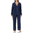 thumbnail image 3 of SMZ Essentials Women's Cotton Modal Long-Sleeve Shirt and Full-Length Bottom Pajama Set, 3 of 6