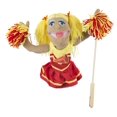 thumbnail image 1 of Melissa & Doug Cheerleader Puppet With Detachable Wooden Rod for Animated Gestures, 1 of 4