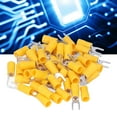 thumbnail image 1 of Conector de Cable de Tipo U, Terminales de Horquilla de Cobre 50pcs 48a Surtido 12-10awg para proyectos eléctricos, 1 of 7