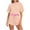 Orange, variant on KIHOUT Women's Striped 2 Piece Outfit Short Sleeve Crew Neck Top and Drawstring Waist Shorts Set Casual Summer Tracksuit Loose Fit Stretchy Pajama Sets for Women Daily Wear Vacation