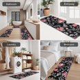 thumbnail image 5 of Pioneer Flower Floral Print Pattern Kitchen Rugs Sets Of 3,Kitchen Runner Rugs Non Skid Washable,Decorative Kitchen Floor Mats for Kitchen,Sink,Laundry,17"x30"+ 17"x47" + 17"x59", 5 of 6