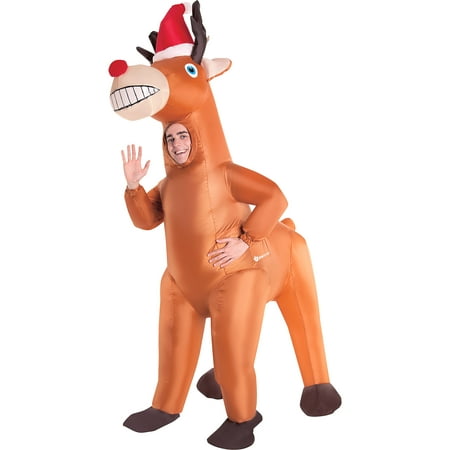 AFG Media Ltd Inflatable Christmas Reindeer Costume for Adults, One