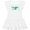 AA-White, variant on Inktastic Adventure Awaits Teal World Map Girls Toddler Dress