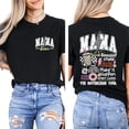 thumbnail image 2 of Mama World Tour Double Sided T-Shirt – Funny Mom Life Graphic Tee, Mama Make It All Happen Shirt, Perfect Mother’s Day Gift for Women, 2 of 6
