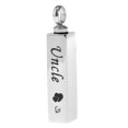 thumbnail image 3 of de material acero inoxidable colgante cineraria cineraria cineraria ceniza de cremación titular de la joyería de un cristal Salvador Dali Colgante conmemorativo de la cremación, 3 of 10