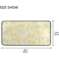 thumbnail image 3 of SKYSONIC 39x20 Inch Area Rug Sunflower Flowers Door Mat Washable Non-Slip Throw Floor Carpet, 3 of 7