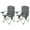 Grey 2pack, variant on ARROWHEAD OUTDOOR Portable Heated Folding Camping Chair w/ 6-Can Cooler, 3 Heat Settings, Cup & Wine Glass Holder, Grey