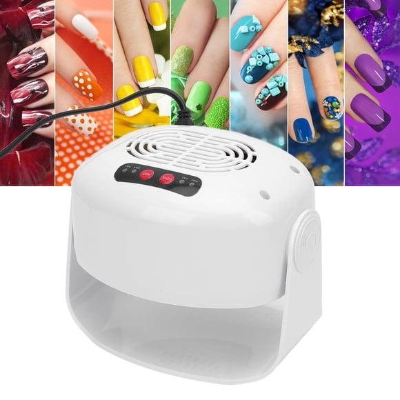 Air Nail Dryer, 2 Modes Hot and Cold Nail Drying Fan with Auto Sensor, Quick Dry Nail Fan Dryer for Fingernail Toenail, Regular Nail Polish Home and Salon Use