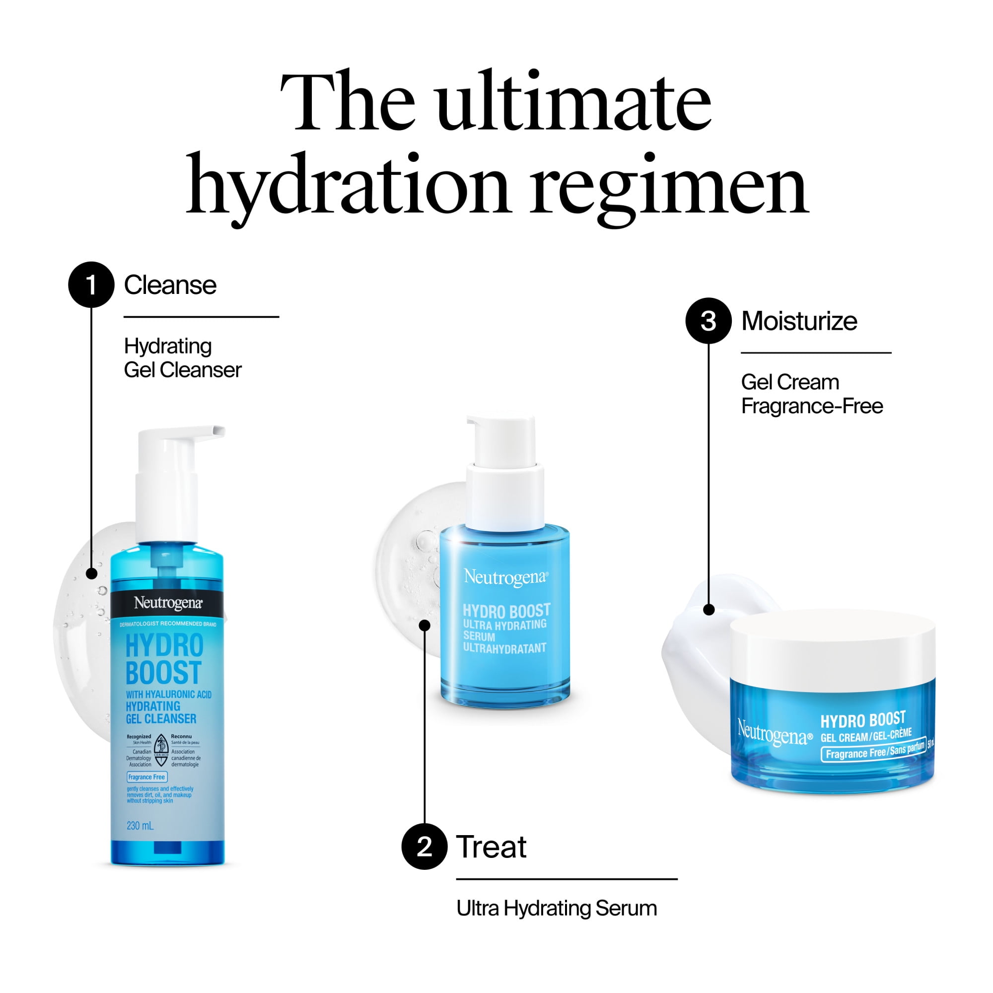 Neutrogena Hydro Boost Fragrance Free Face Moisturizer with Hyaluronic Acid for Dry Skin, Gel Cream Moisturizer For a Refreshing Burst of Hydration & Glowing Skin, Non-Comedogenic
