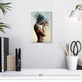 thumbnail image 3 of Elephant Stock Deliberation I Wall Art - Vertical Canvas Wall Art - Living Room Wall Decor - People Canvas - Blue And Gray Decor By Mario Nevado - 8" x 12", 3 of 8