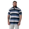 thumbnail image 3 of Duke Mens Willis D555 Stripe Kingsize Rugby Polo Shirt, 3 of 4