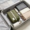 thumbnail image 4 of Leodye 1PCS Travel Clothes Storage Pouches, Foldable Packing Bags for Suitcase Classification and Trip Use -12.6x7.8in, 4 of 6
