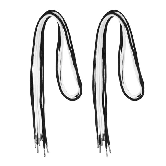 Monyance replacement drawstring 10pcs Sports Trousers Drawstring Cords Cotton Drawstrings with Metal Heads(53.15X0.2X0.2Inches)