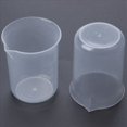thumbnail image 3 of 4 Piezas de Vaso de Precipitados de Medicion de 50 Ml Vaso Graduado de Plastico Transparente para el Laboratorio, 3 of 5