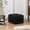 black, variant on Square Stuffed Pouf Ottoman Foot Rest, Soft Corduroy Pouf Foot Stool Cushion with Foam Chunk Filling, 26 x 26 x 13 Inch Floor Chair for Living Room, Bedroom & Home Decor,Dark Gray
