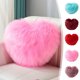 thumbnail image 1 of Almohada De Peluche Cojín de felpa de pelo largo con forma de corazón, de lana sintética, 40x30 cm, ideal Rkxzt, 1 of 9