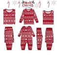 thumbnail image 1 of Conjunto de pijamas estampados de manga larga y cuello redondo para padres e hijos, nuevo hogar familiar navideño europeo y americano, 1 of 5